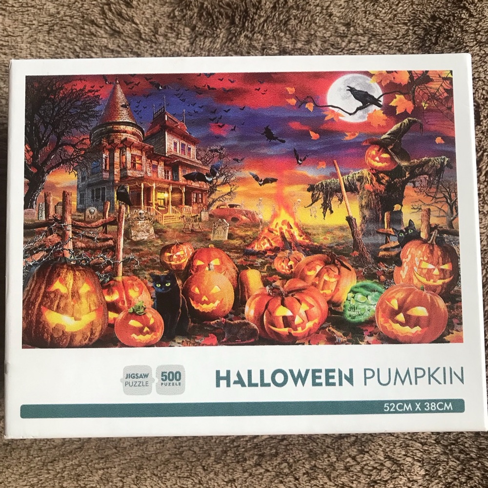 500 piece Halloween Pumpkin jigsaw puzzle